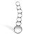 Curved Beaded | Glazen dildo met gebogen glazen kralen | 12 cm